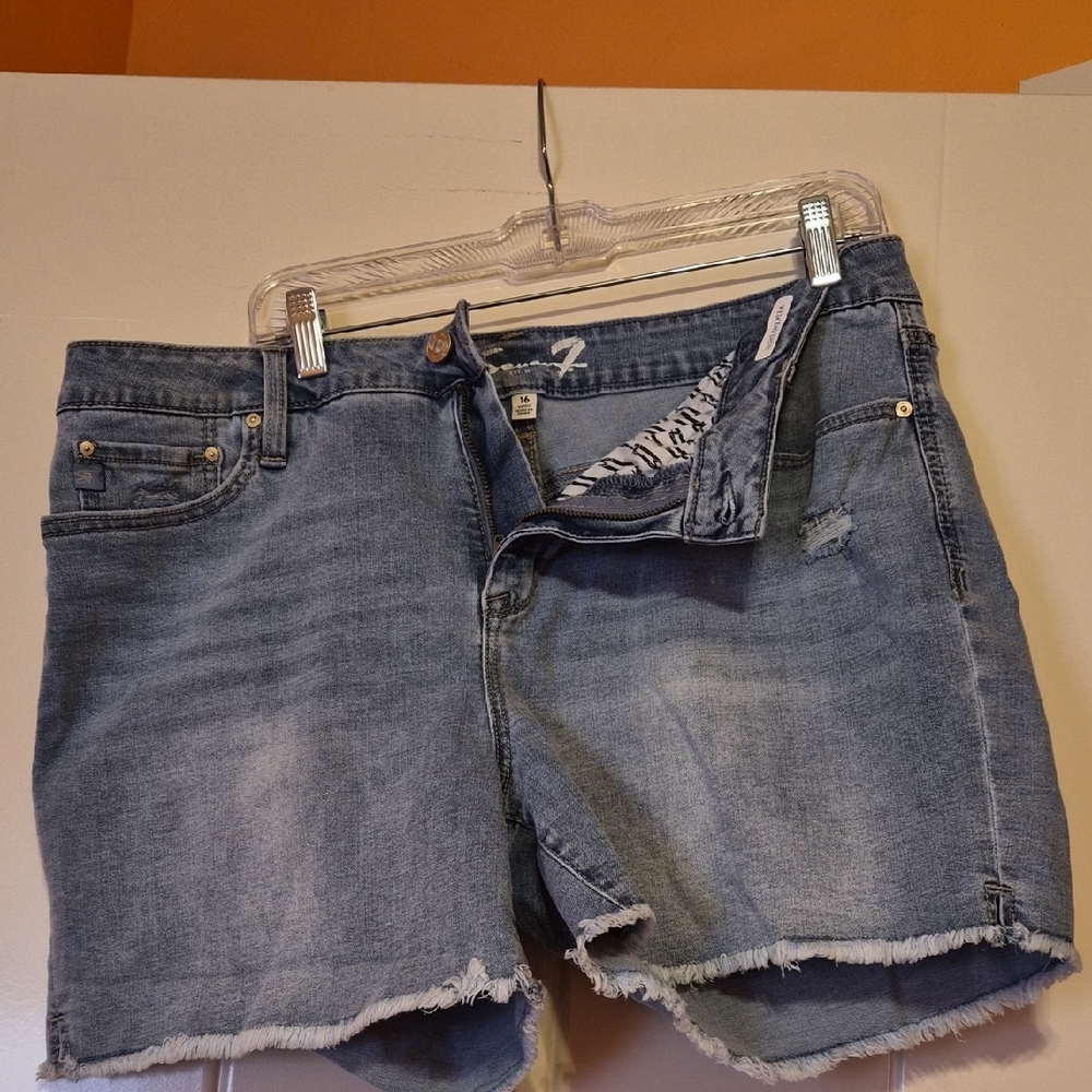 Selena Gomez Light Blue Jean Shorts